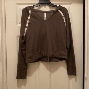 Cropped sweatshirt